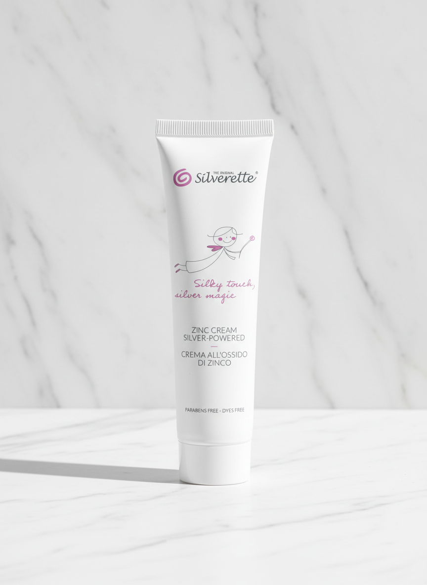 Silverette® Silver‑Powered Zinc Cream 100ml – Protective Balm for Redness & Irritation - Silverette-apac