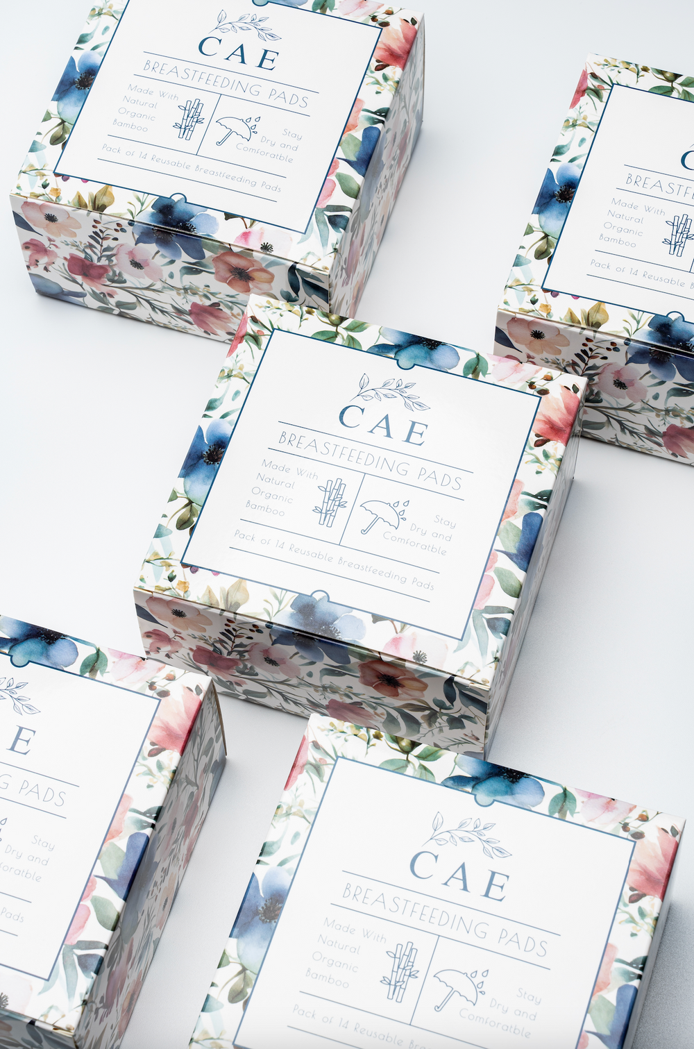 CAE Soft Reusable Bamboo Nursing Pads x 14 Pads - Silverette-apac