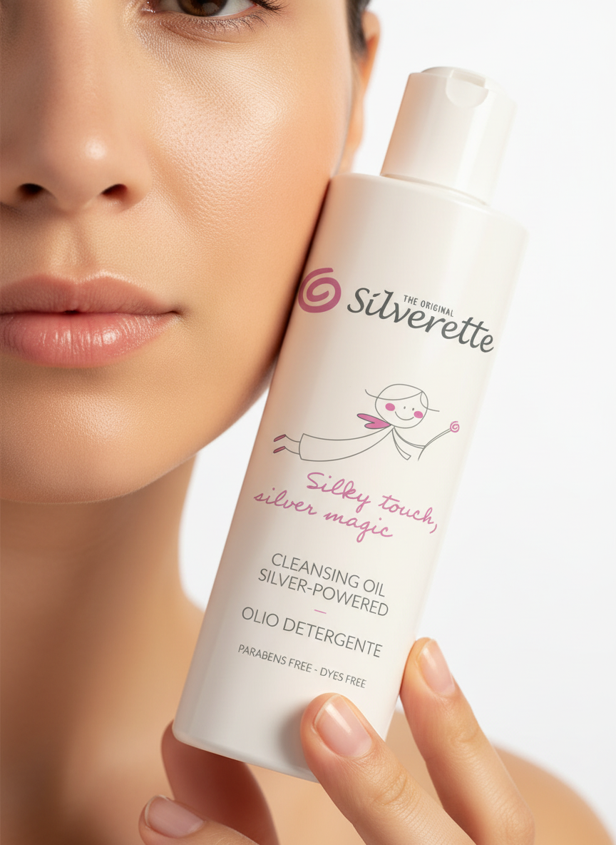 Silverette® Silver‑Powered Cleansing Oil 200ml – Gentle Nourishing Cleanser - Silverette-apac