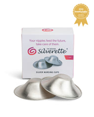 Original Silverette 925 silver nursing cups, Gold Medal Best Breast Care Product, Bounty Baby Awards 2026