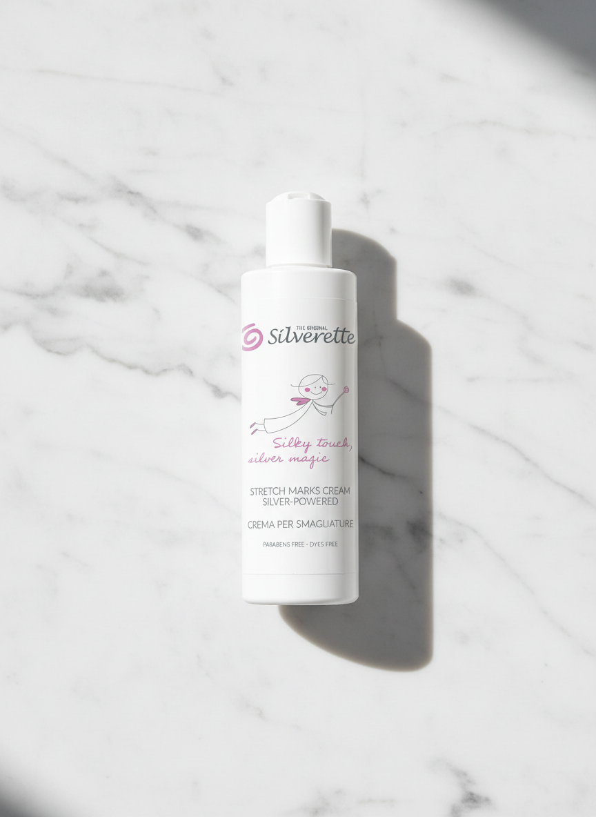 Silverette Silver-Powered Stretch Marks Cream 200ml for daily body care